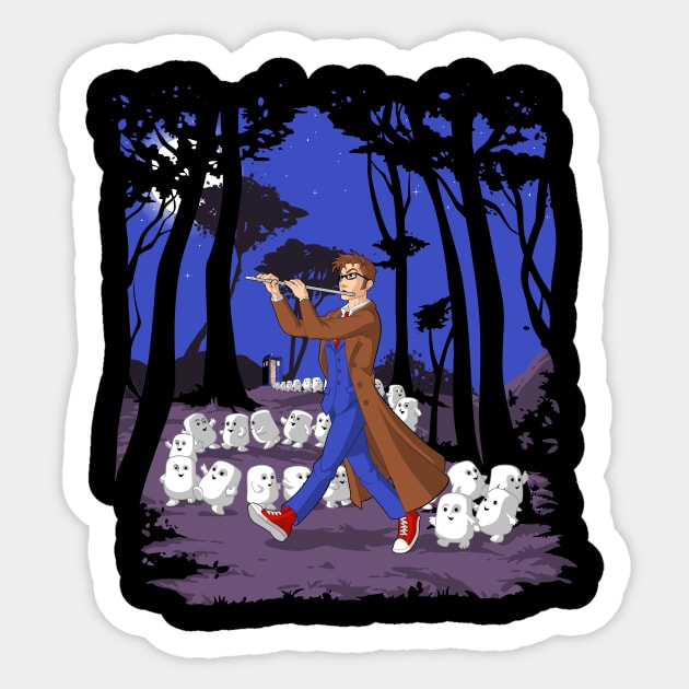 Hamelin Doctor Sticker by saqman